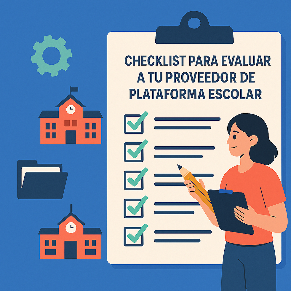 evaluar proveedores de plataformas escolares