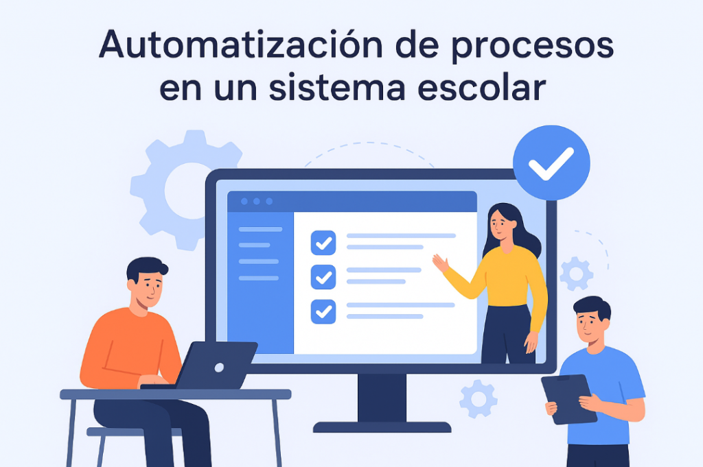 automatización de procesos en un sistema escolar